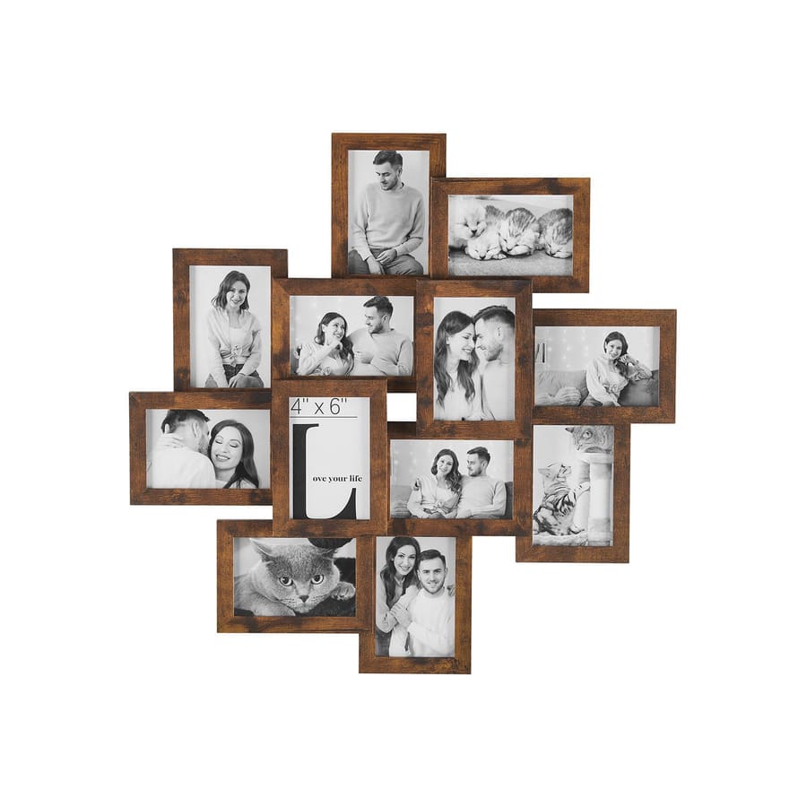 12 molduras para fotografias de 10 x 15 cm – decoração
