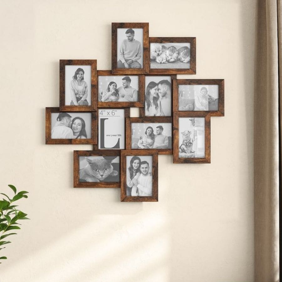 12 molduras para fotografias de 10 x 15 cm – decoração