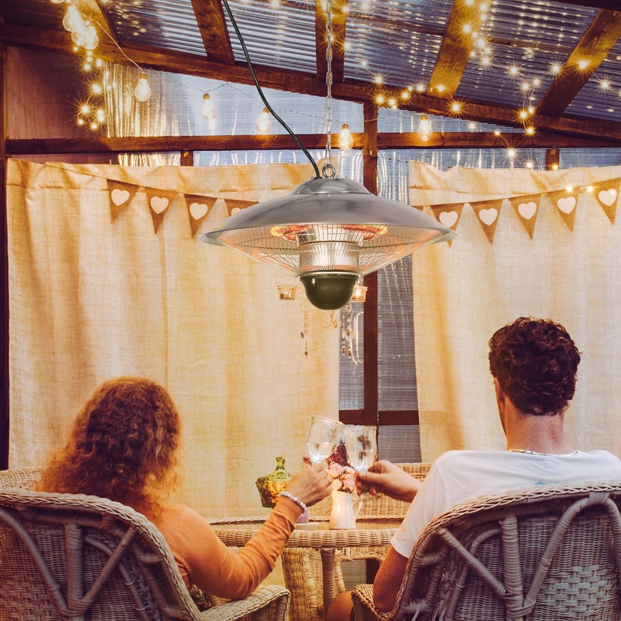 Aquecedor de Jardim Elétrico 1010W/1200W
