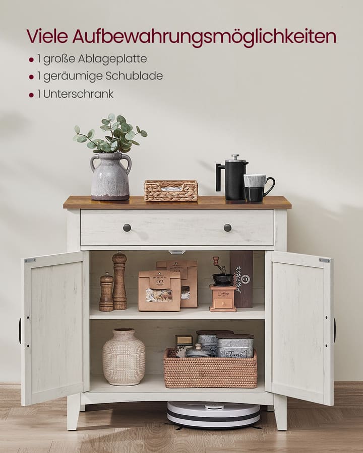 Armário de cozinha com gavetas e portas 40 x 80 x 80 cm Branco