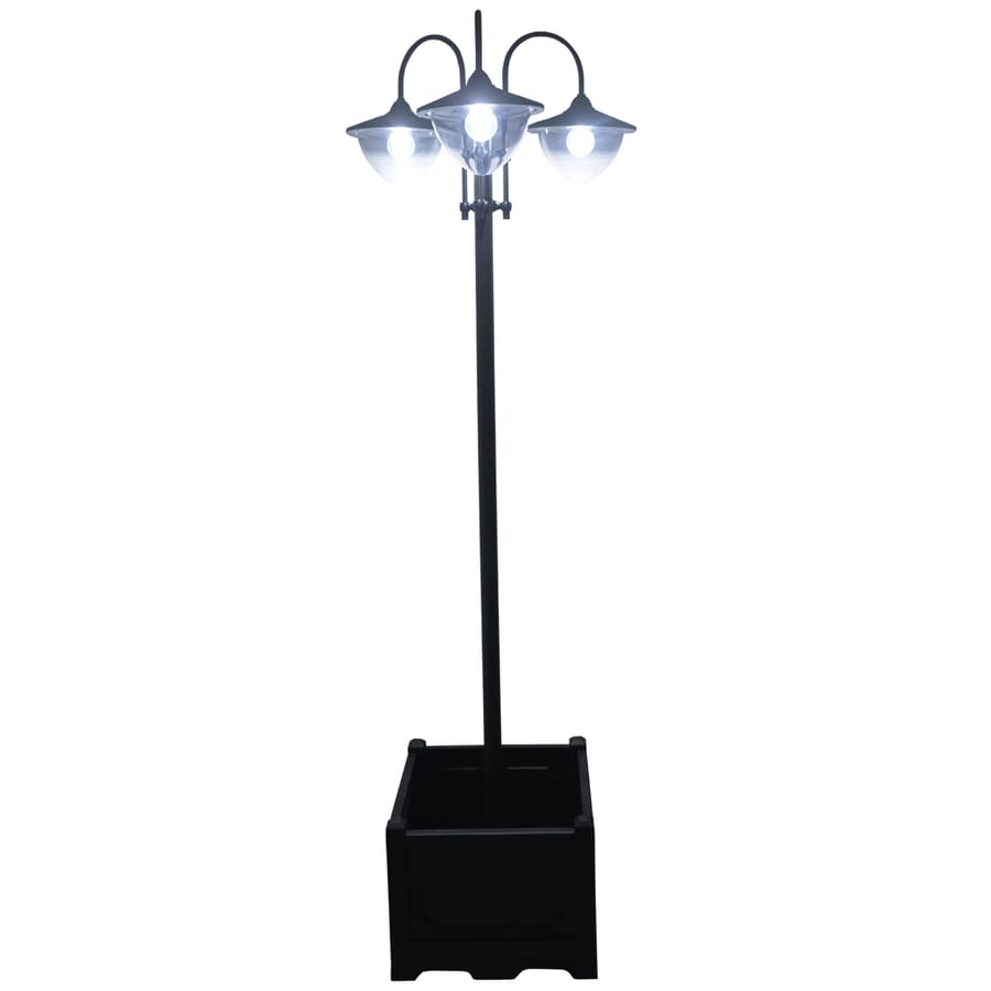 Candeeiro Solar de Jardim com 18 Luzes LED Branco Frio 6000K