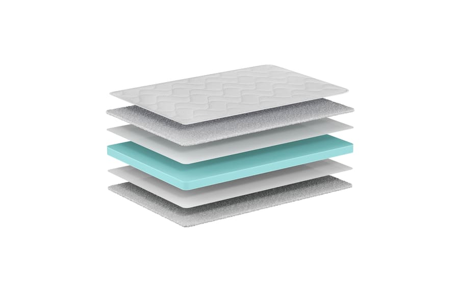 Colchão basic cool 90x200x10 branco