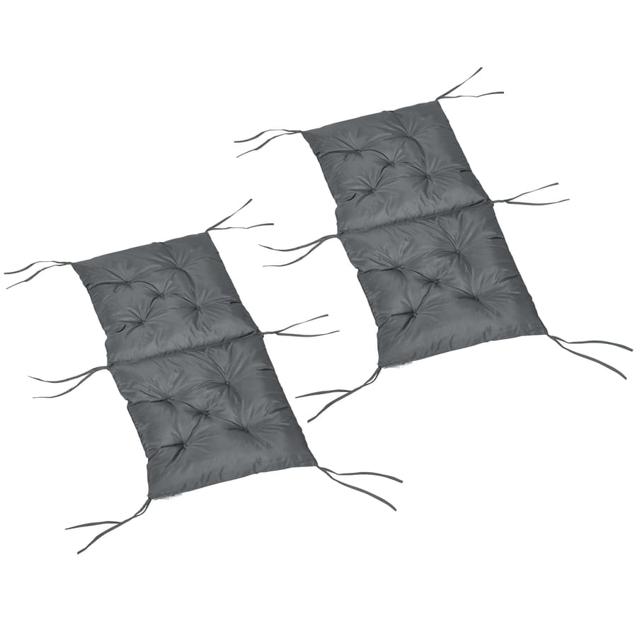 Conjunto de 2 Almofadas de Cadeira 50x98x8 cm