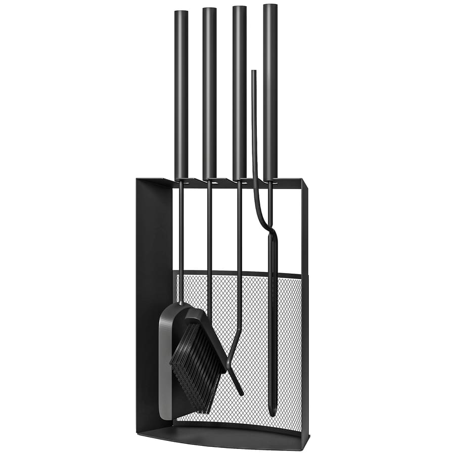 Conjunto de utensílios para lareira de 5 peças em metal