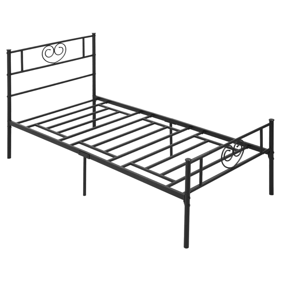 Estrutura de Cama Individual de Metal 31cm para Colchão
