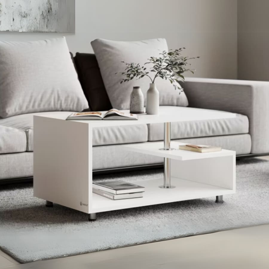 Mesa de centro Orlando 95x55x50cm Branco