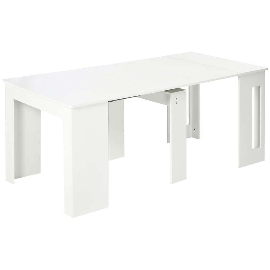 Mesa de Jantar Extensível para 4-6 Pessoas com Lateral Abatível