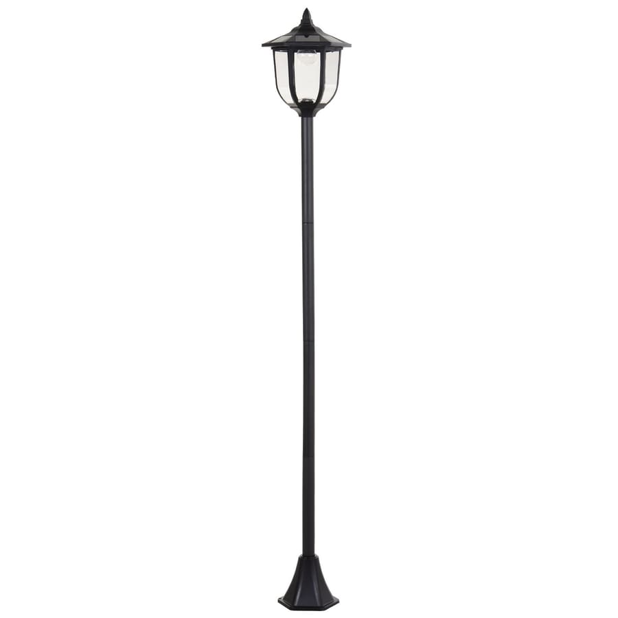 Poste de luz solar ao ar livre 6 LEDS Autonomia 6-8 Horas